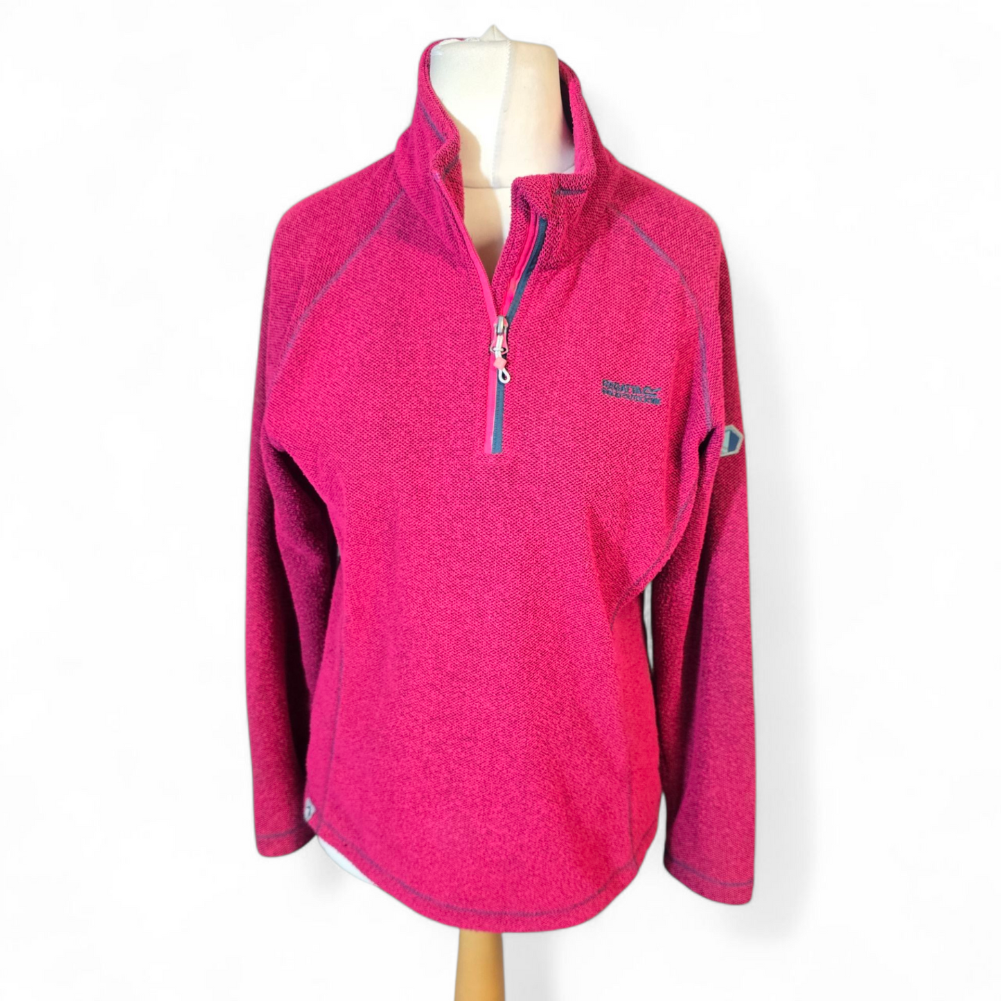 Regatta Pink 1/4 Zip Lightweight Jumper – Size 12