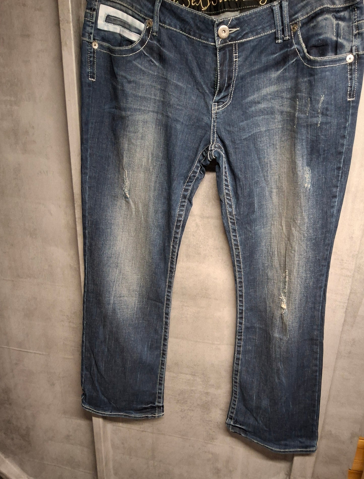 Next Y2K “The Sexy Slim Leg” Distressed Flared Jeans – Size 20 Reg