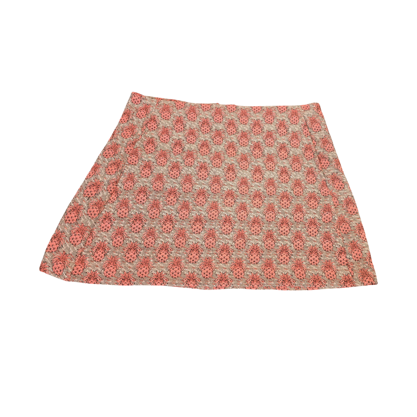Cooperative Grey & Pink Pineapple Print Mini Skirt – Size S (UK size 6/8)
