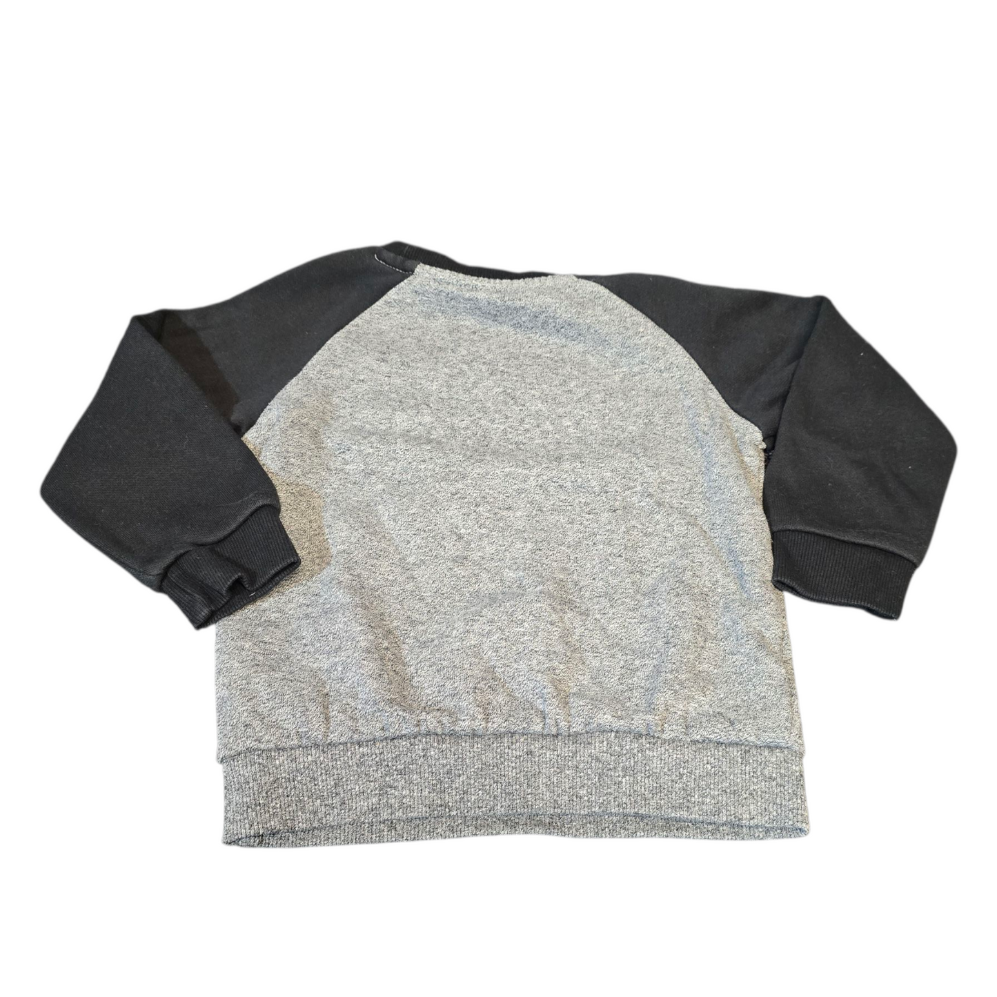 Primark Grey & Black “YAY It’s a Happy Day” Jumper – Boys 18–24 Months