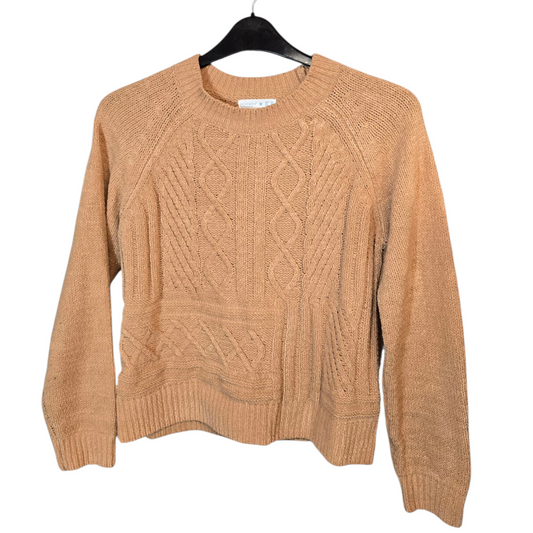 Primark Beige Knitted Jumper – Waist Length – Size M (size 12/14)