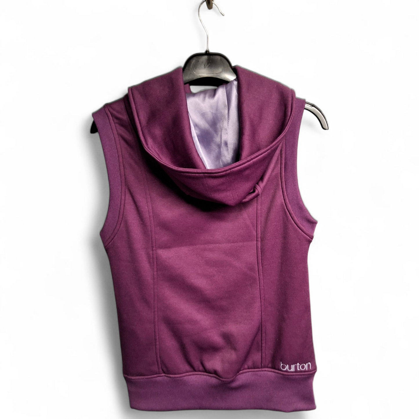Burton Purple Hooded Sleeveless Gilet – Size Small (Fits size 8-10)