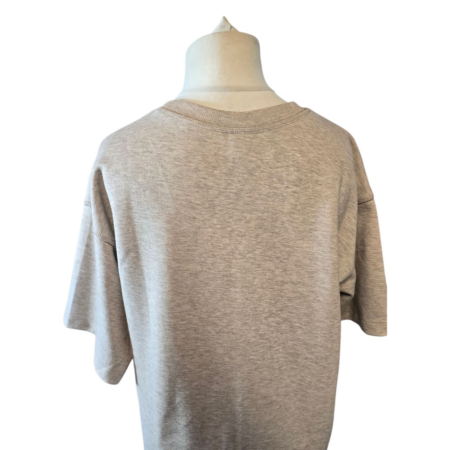 H&M Beige Oversized Jumper Dress – Short Sleeves – EUR XS (UK size 8/10)