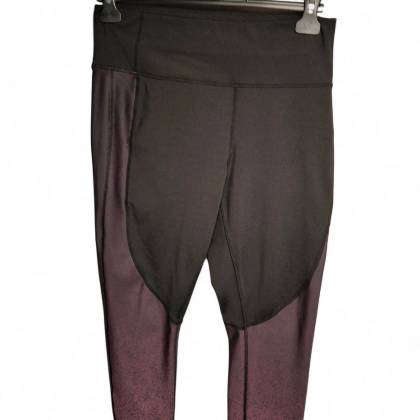 Matalan Black & Purple Ombré Gym Leggings – Size 12