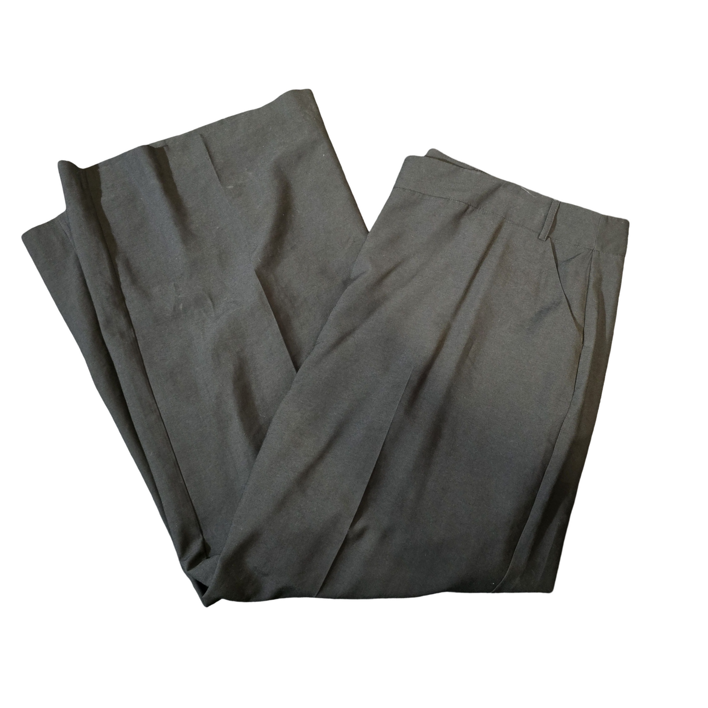 George Wide-Leg Black Trousers – Size 24 & Serving Drama