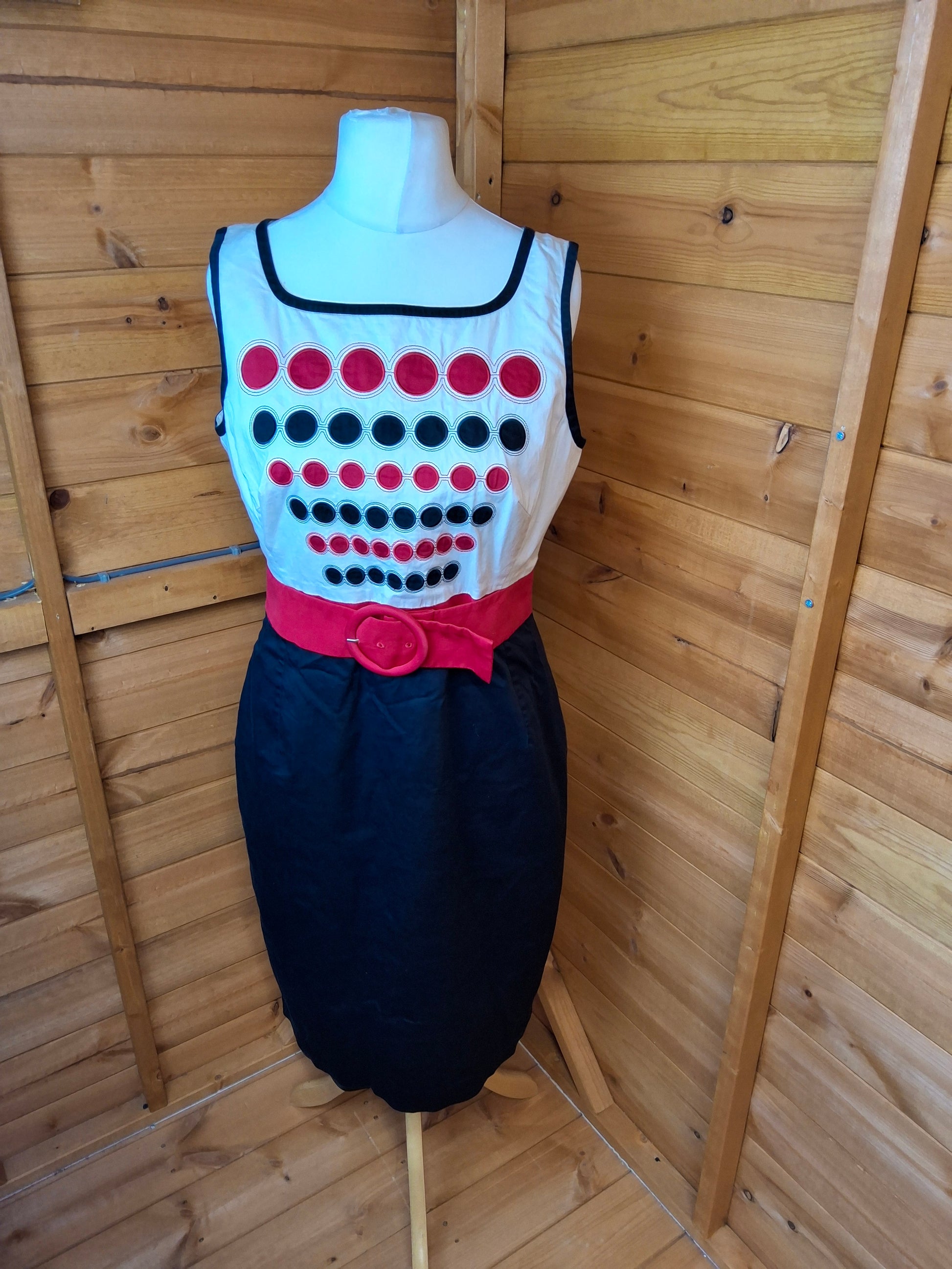 Y2K Marks & Spencer Autograph Colour Pop Midi Dress – Size 14 🎀