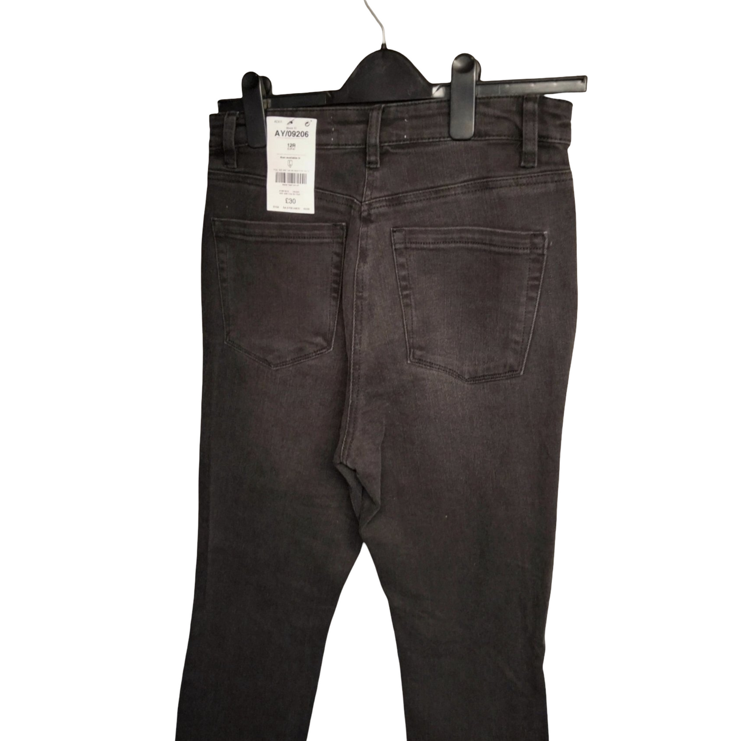 Next Black Skinny High Rise Jeans – Size 12 Regular – NWT RRP £30