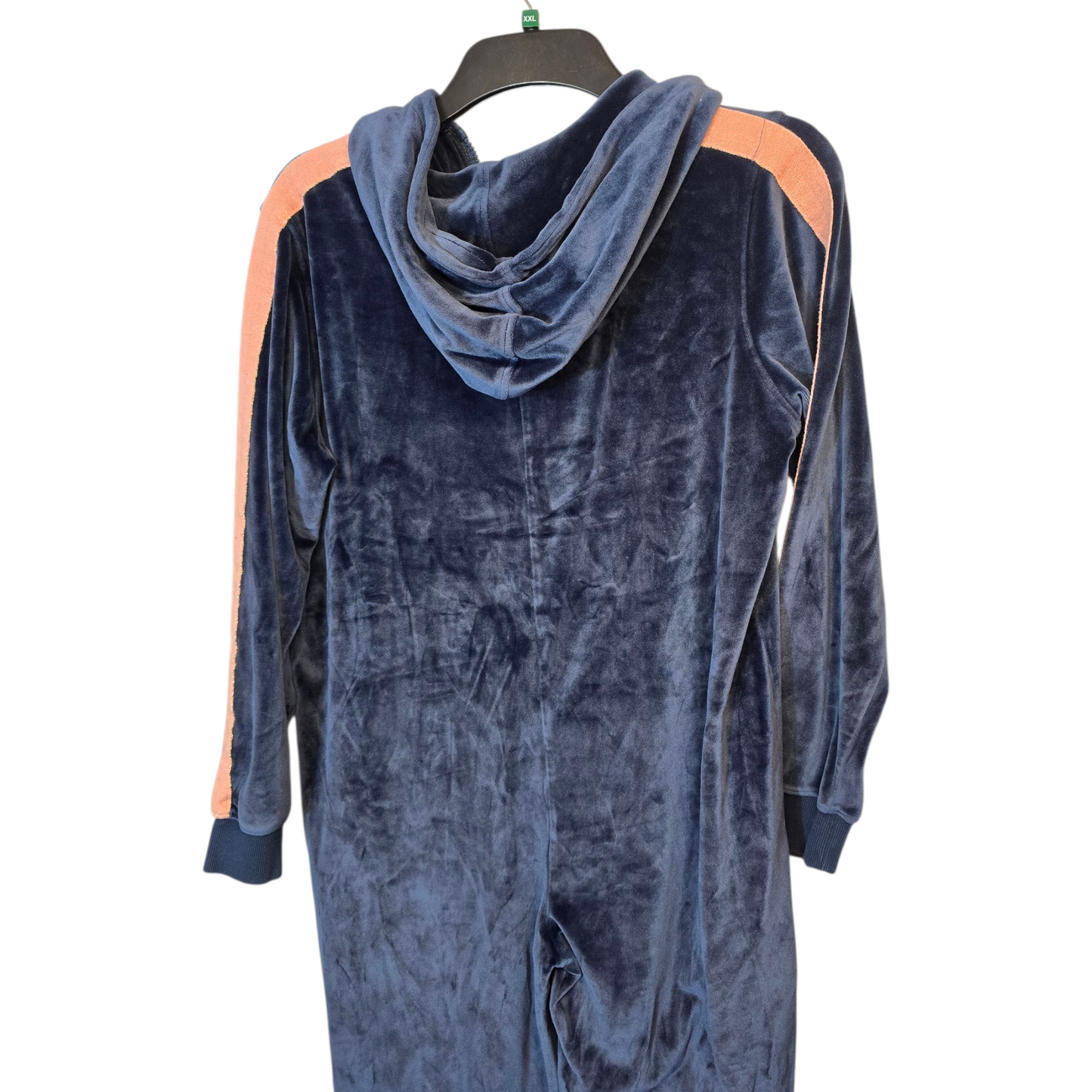 Next Navy & Pink Fleeced Hooded Onesie – Age 15–16 Years – Cosy Zip-Up