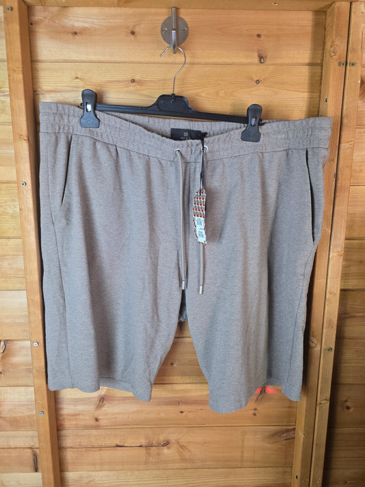 Men's Next Beige Cotton Shorts | Size 2XL | Brand New with Tags