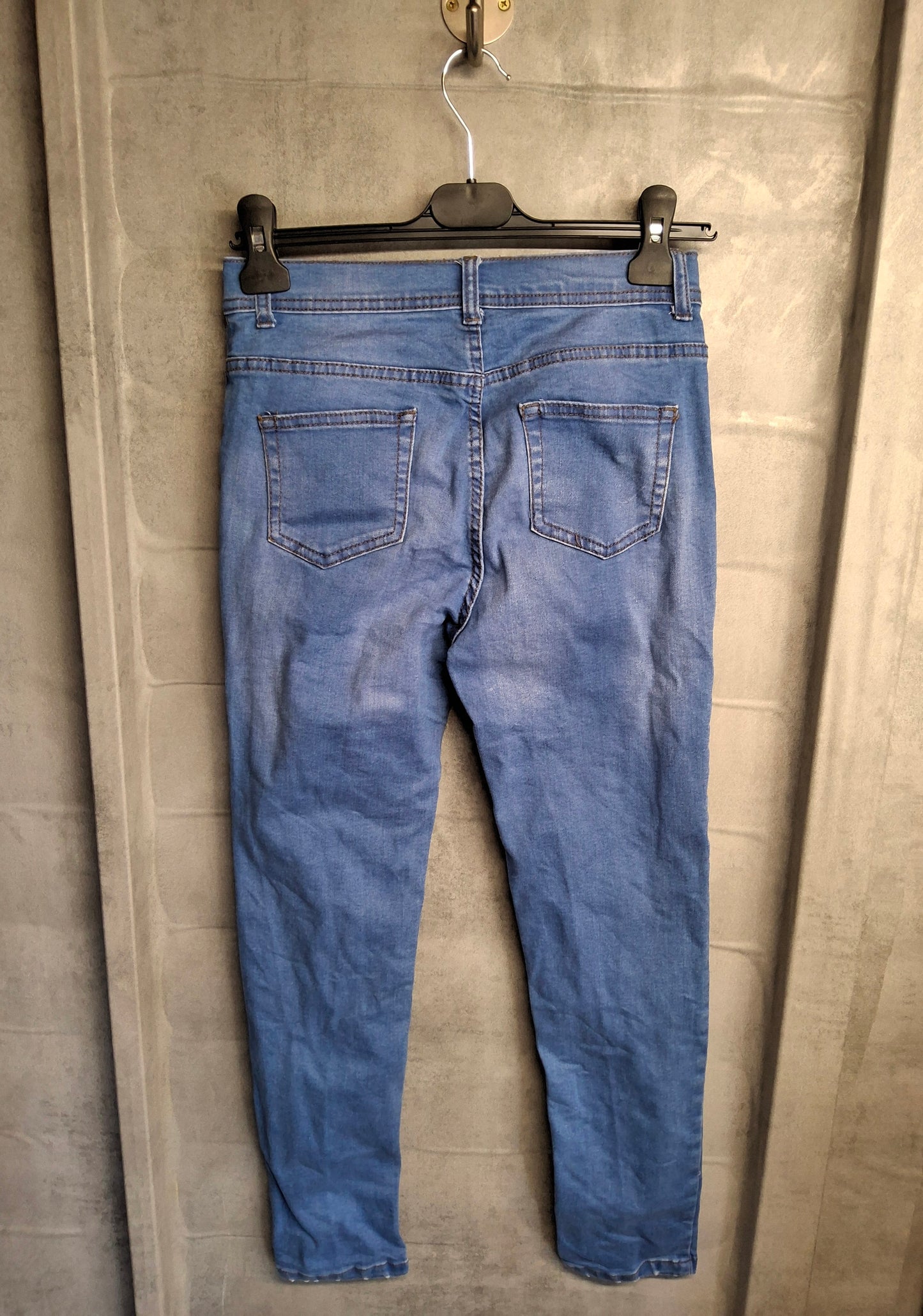 Primark Blue Skinny High-Waisted Jeans – Girls 12–13 Years