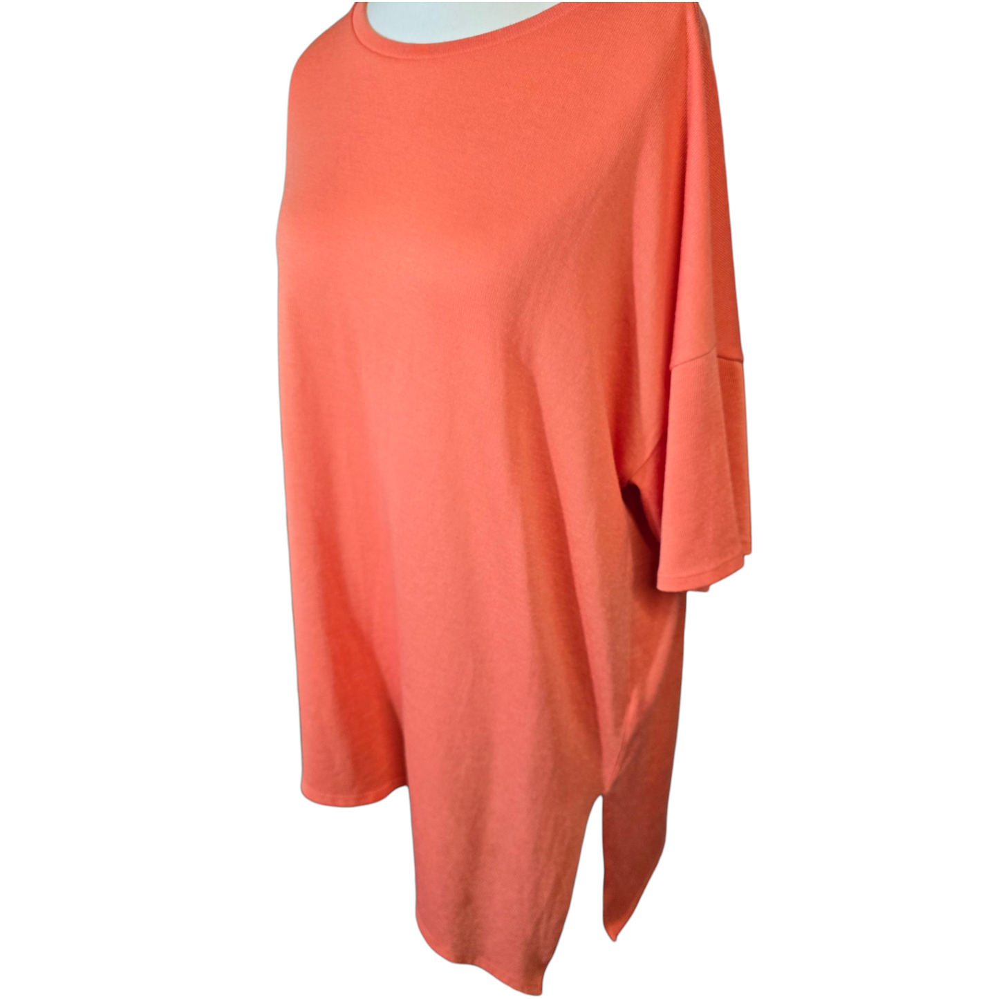 George Orange Lightweight Asymmetric Jumper – Size 22 – Relaxed Fit