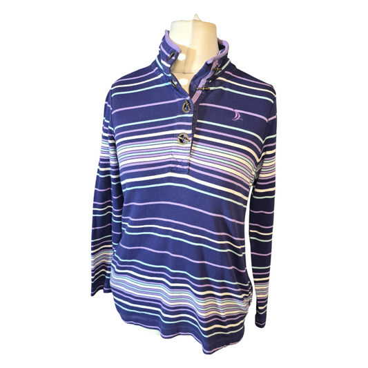 Purple & Blue Top Size 14 Causal Dash