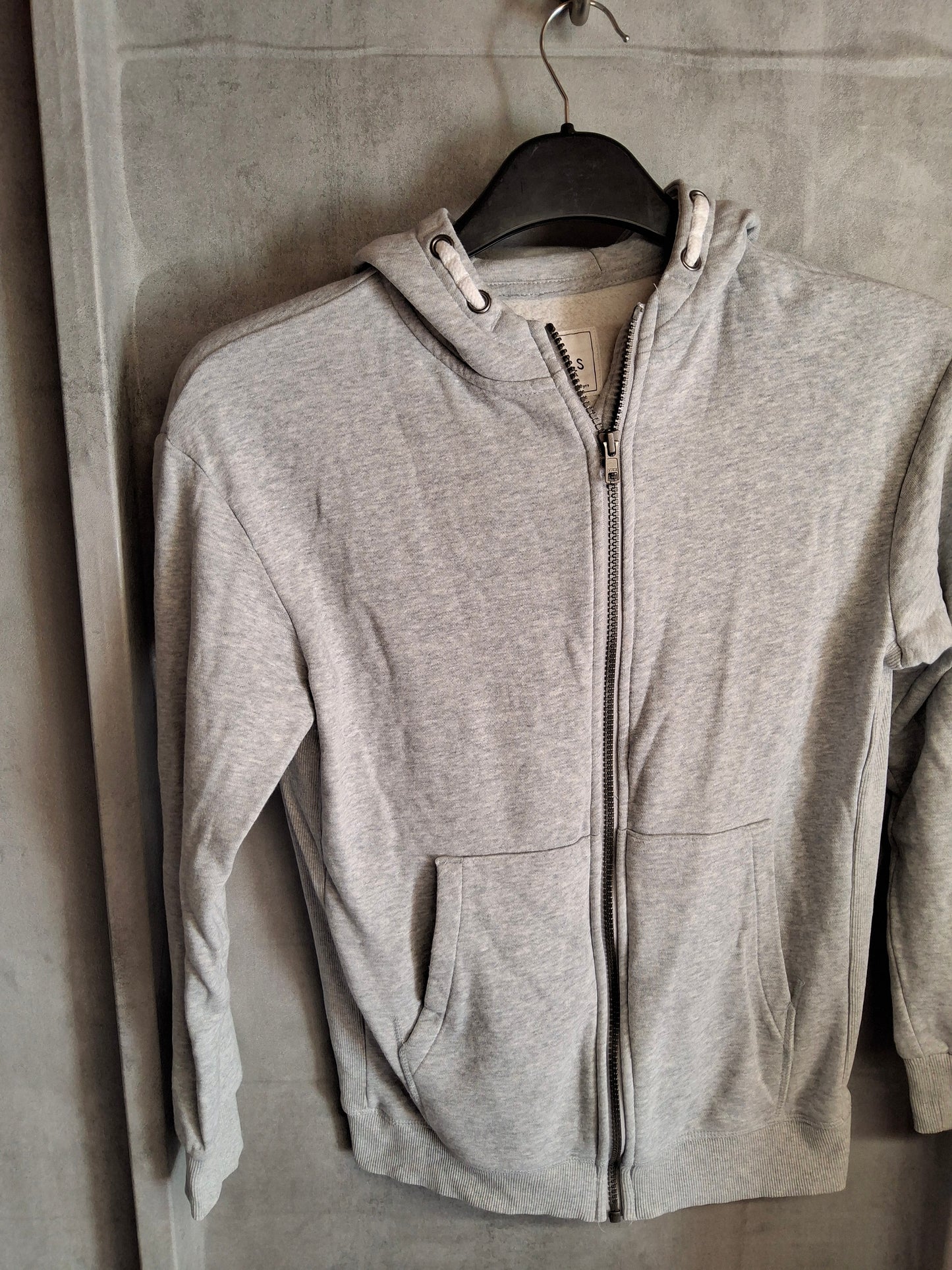 M&S Grey Zip-Up Hoodie – Age 12–13 Years