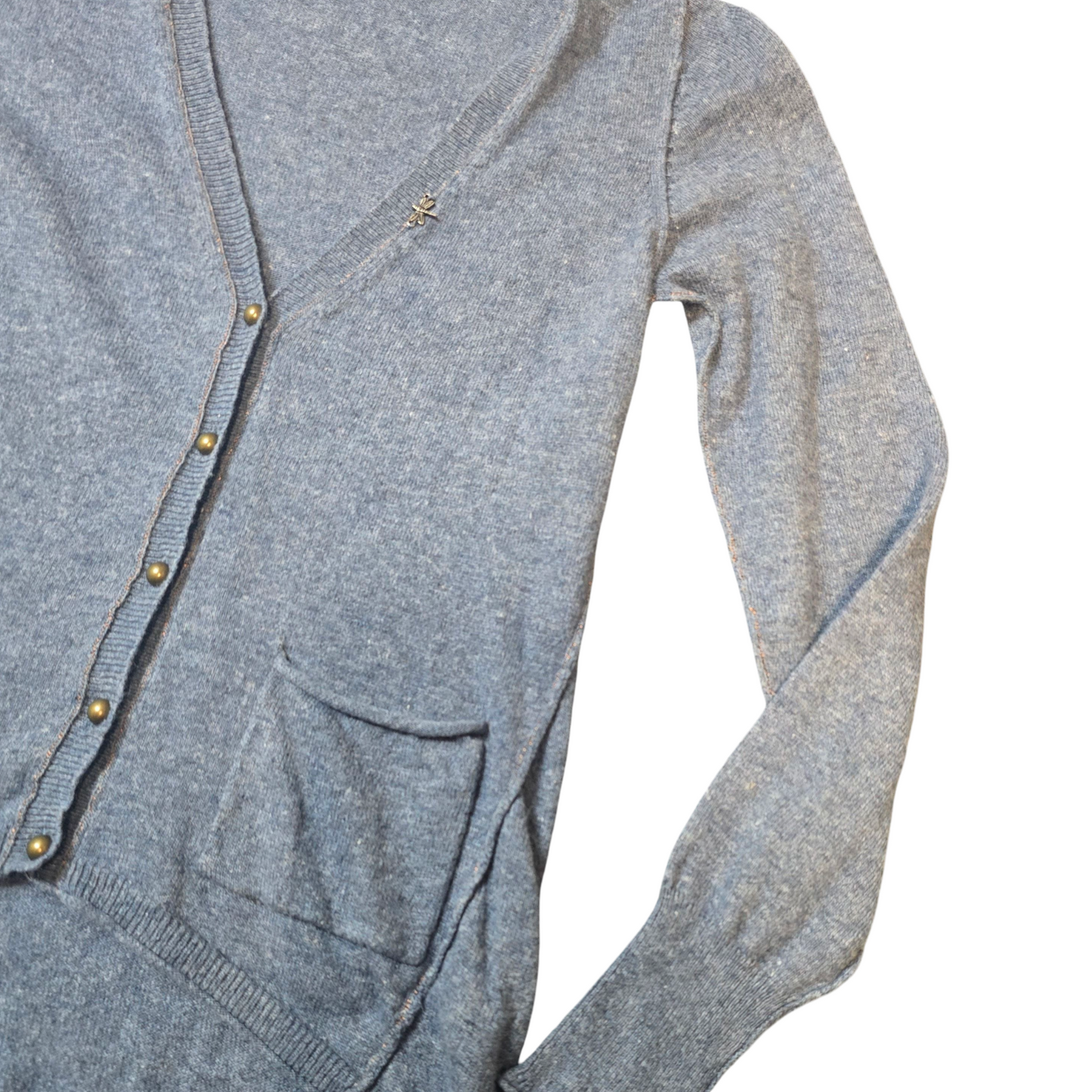 Next Girls Blue Cardigan with Pockets – Age 11 Years – Cotton Blend