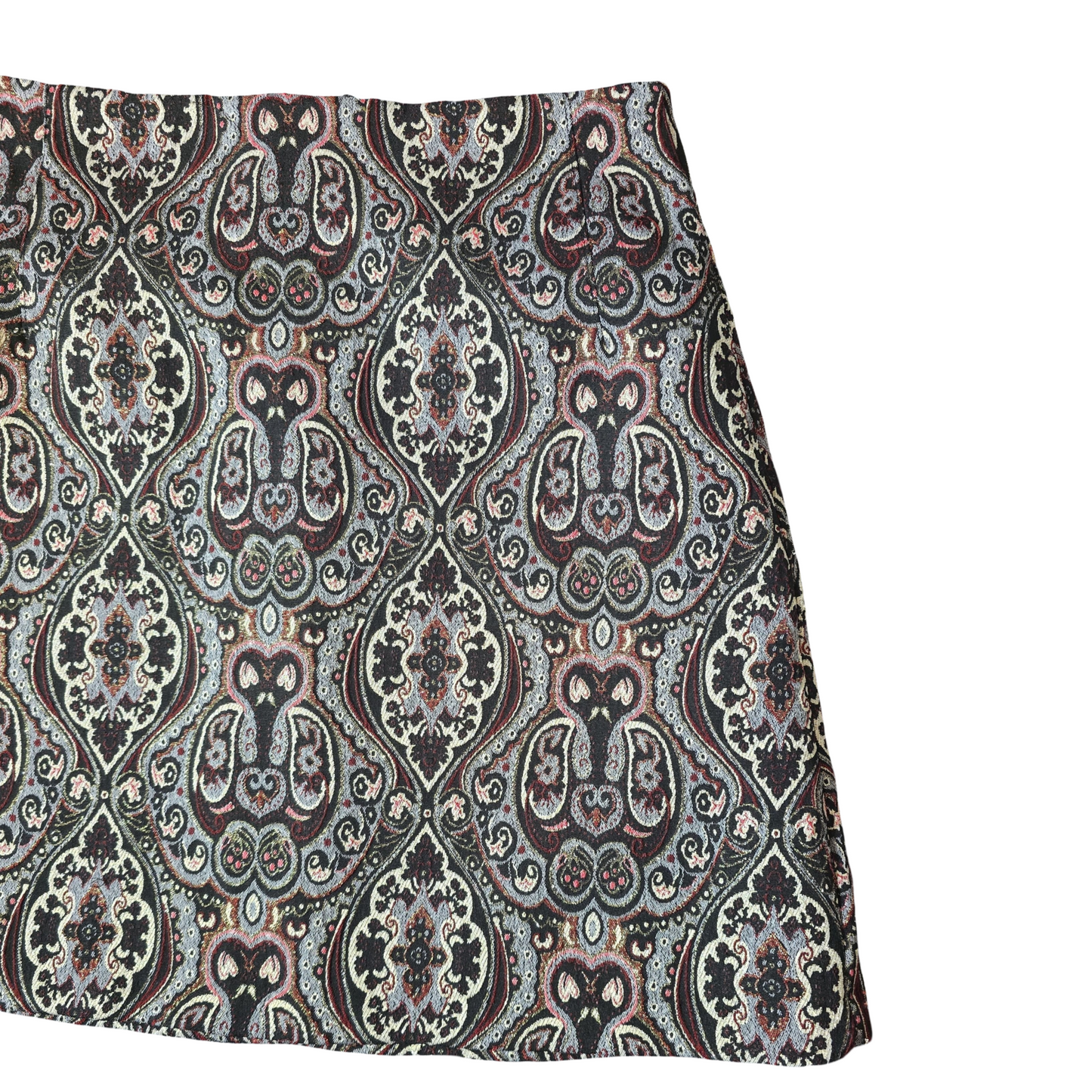 Orsay Multicoloured Glitter Mini Skirt – UK size 6 (EU 34) – Back Zip