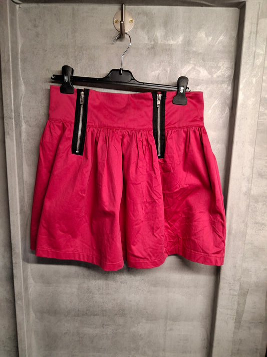 Y2K Primark Bright Pink Flared Mini Skirt – Size 12