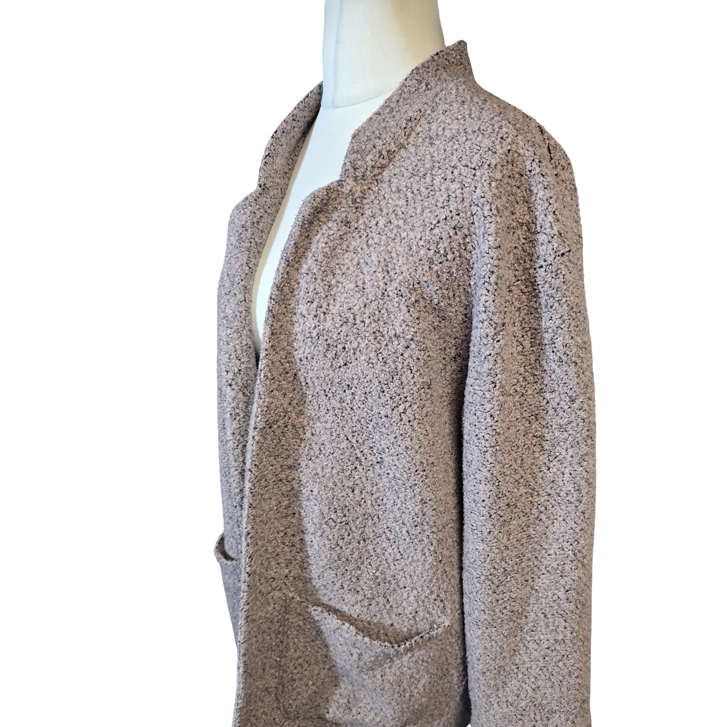 George Light Pink Knitted Overcoat – Size 14