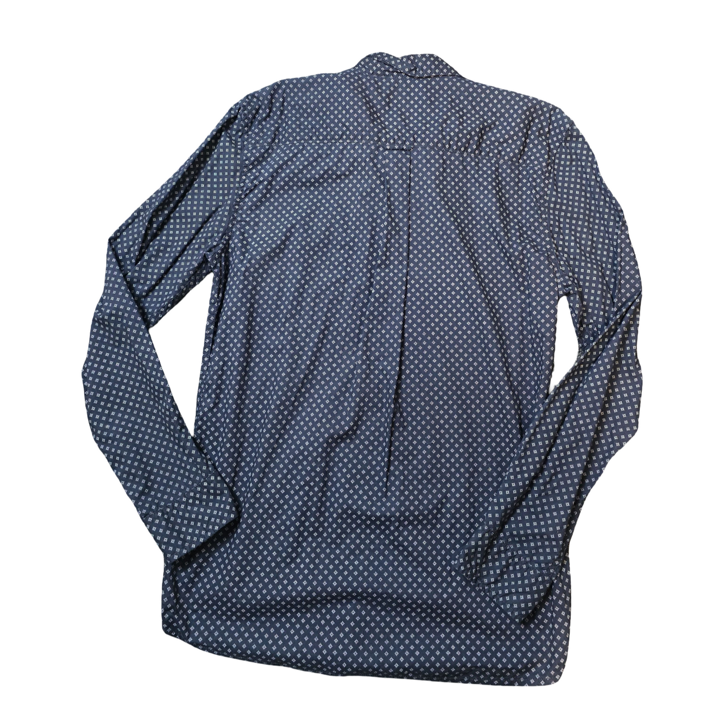 Navy Shirt Size Large Work Peacocks