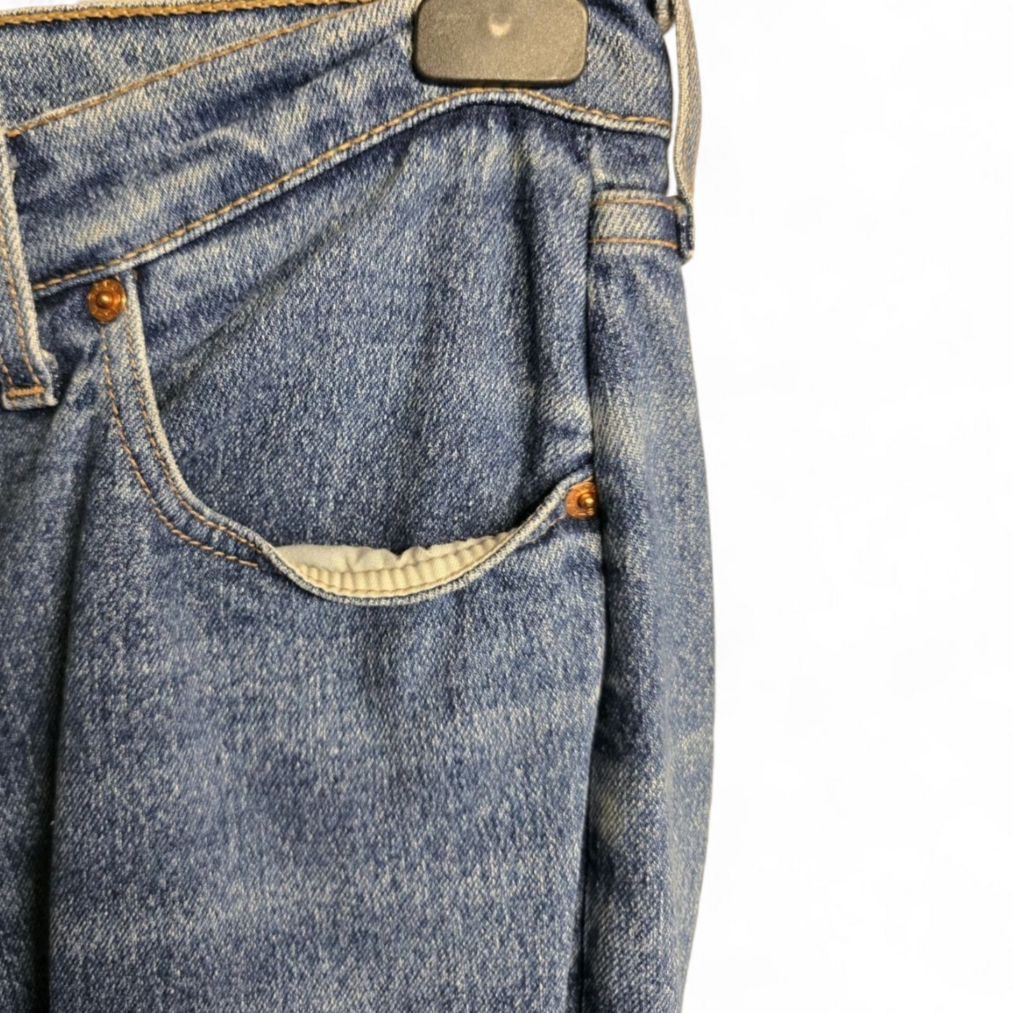 Men's Levi 805 1996 Orange Tab Blue Straight Leg Jeans Size W32 L30