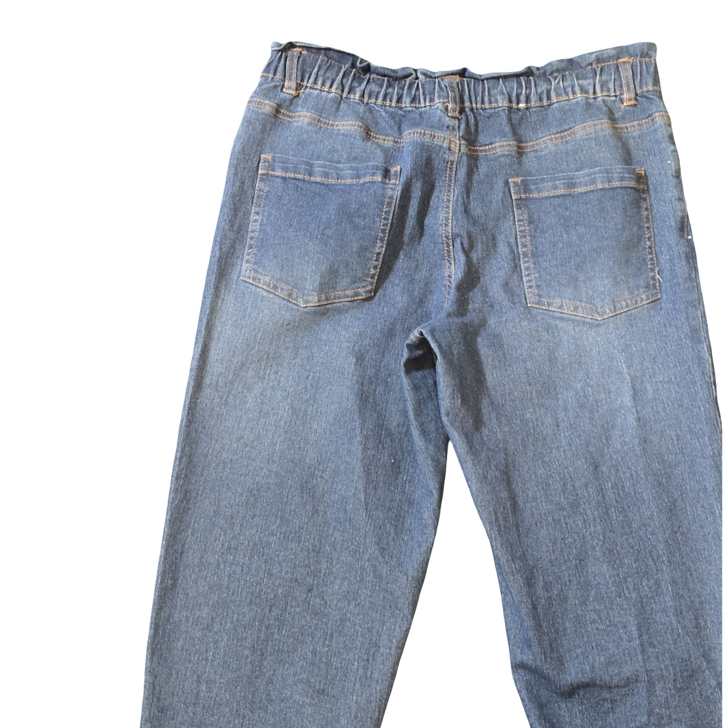 Beloved Blue Denim Slim Leg Jeans – High Waisted, Size 14