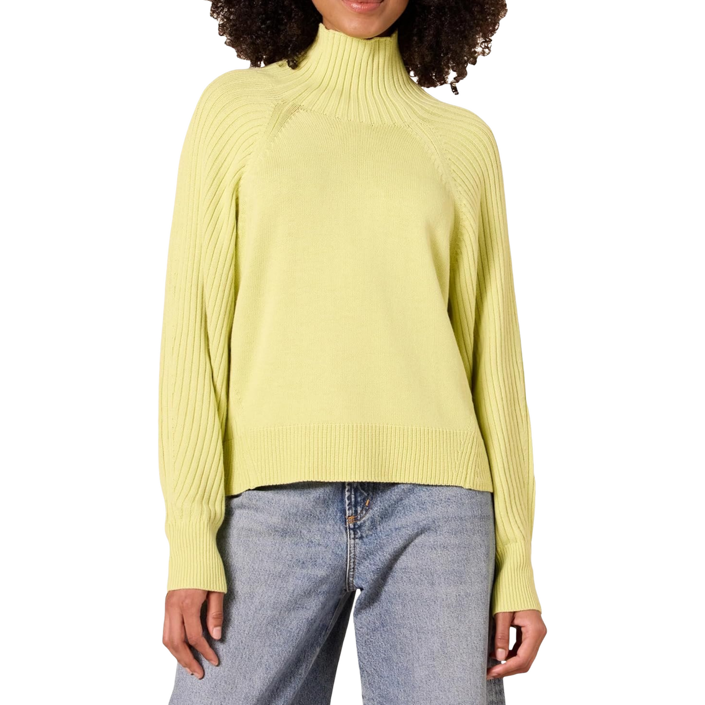 Daily Ritual Light Green Ribbed High Neck Jumper – NWT – Size 3XL (Fits size 22/24)