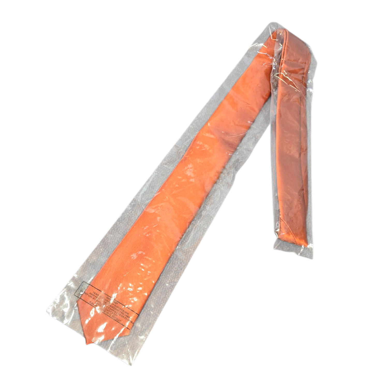 Burnt Orange Wedding Bundle – 7 pocket squares & 7 Ties – BNWT