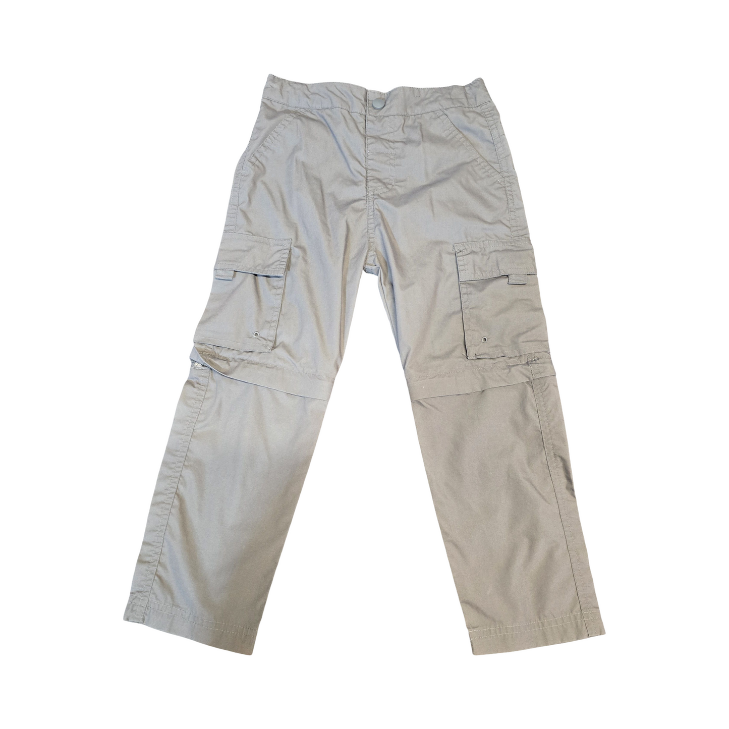 Mountain Warehouse Grey Zip-Off Trousers – Boys 5-6 Years – Polyester Cotton