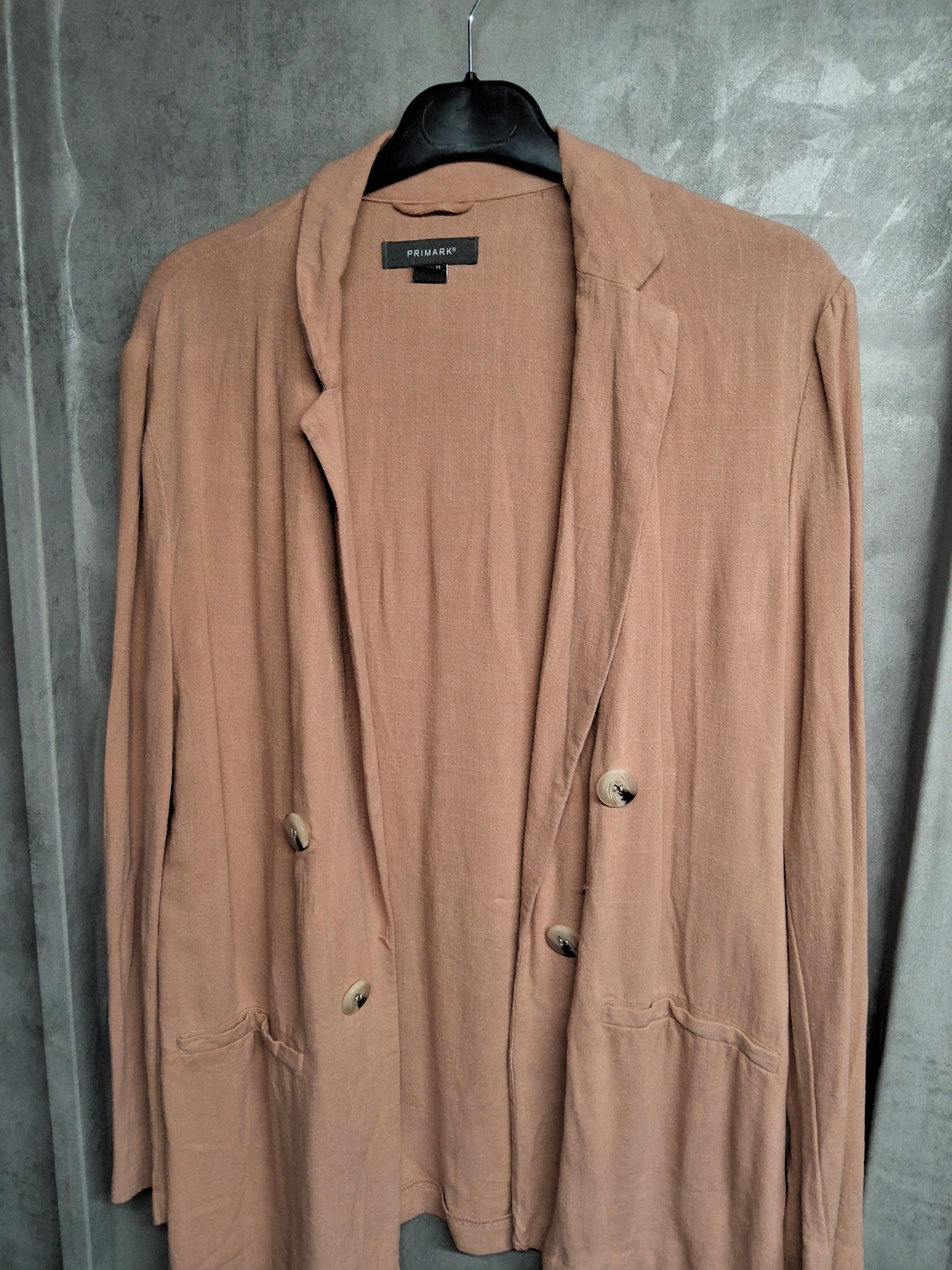 Primark Apricot Oversized Lightweight Blazer – Size 12