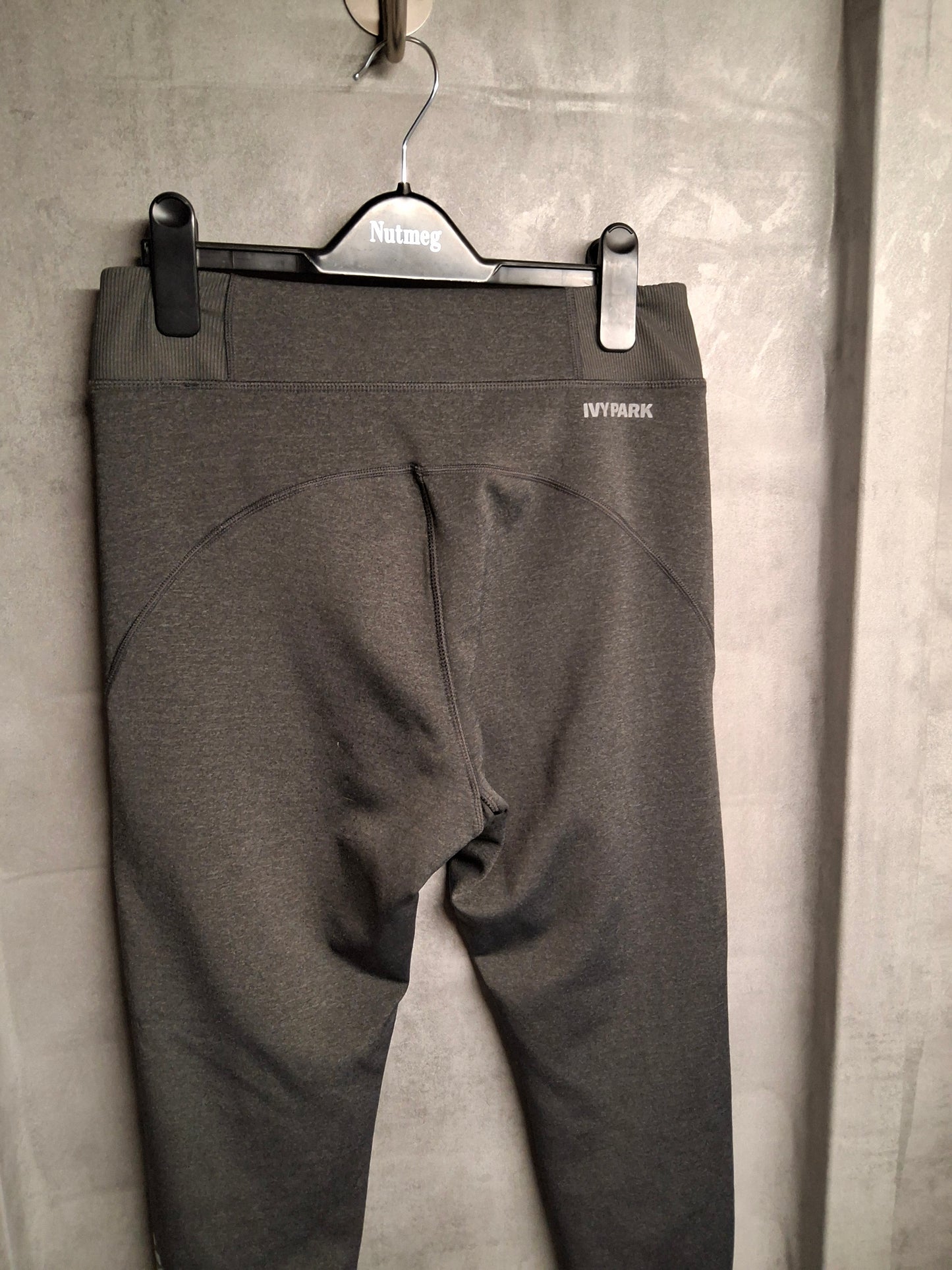 Ivy Park Grey Cropped Gym Leggings – Size M (UK size 10/12) – Activewear