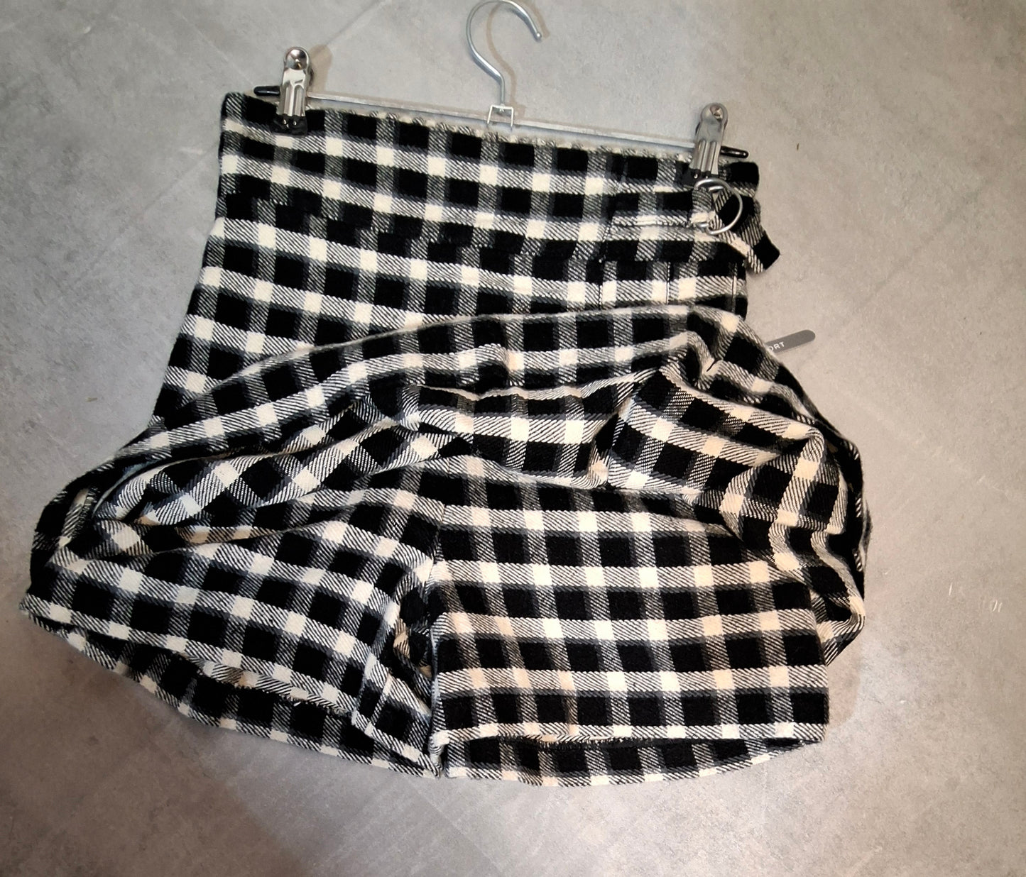 Nutmeg Black & White Check Skort – Girls 10-11 Yrs – 100% Cotton – NWT