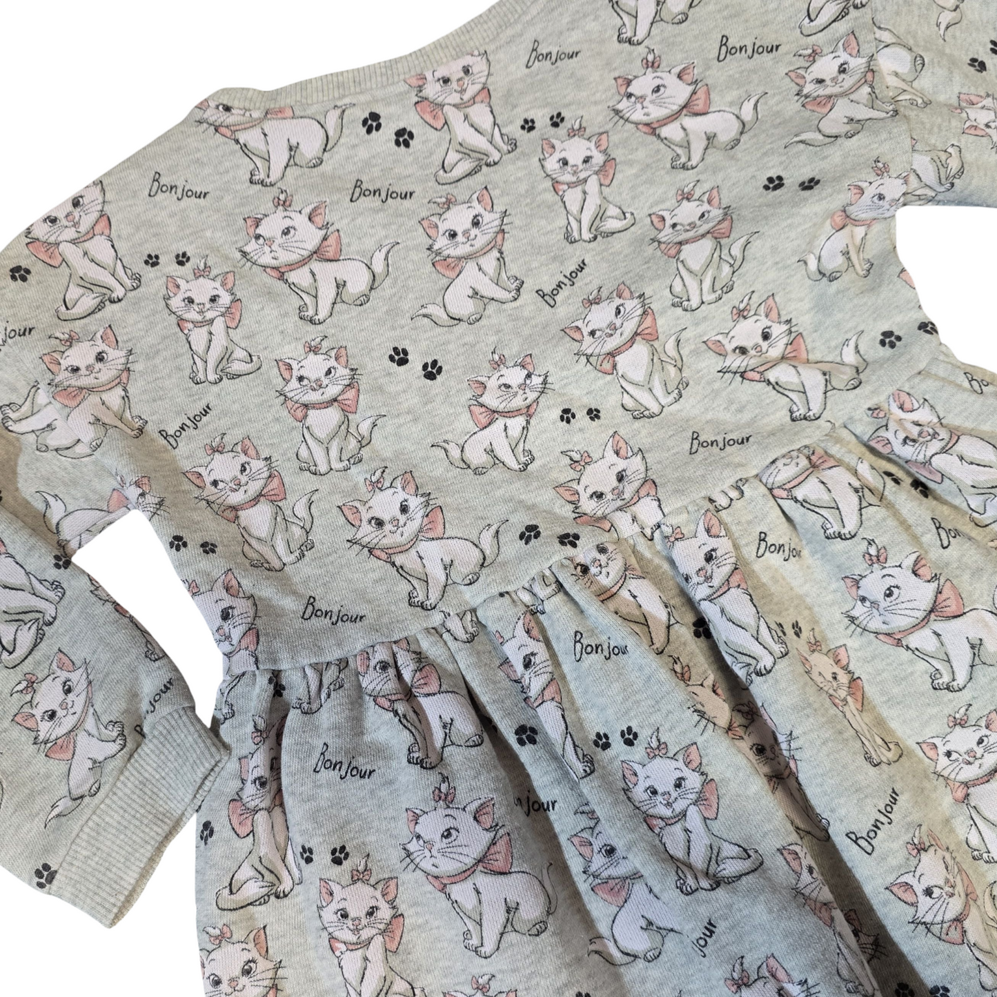 Disney at Next Grey Marie Cat Jumper Dress – Girls 3–4 Years