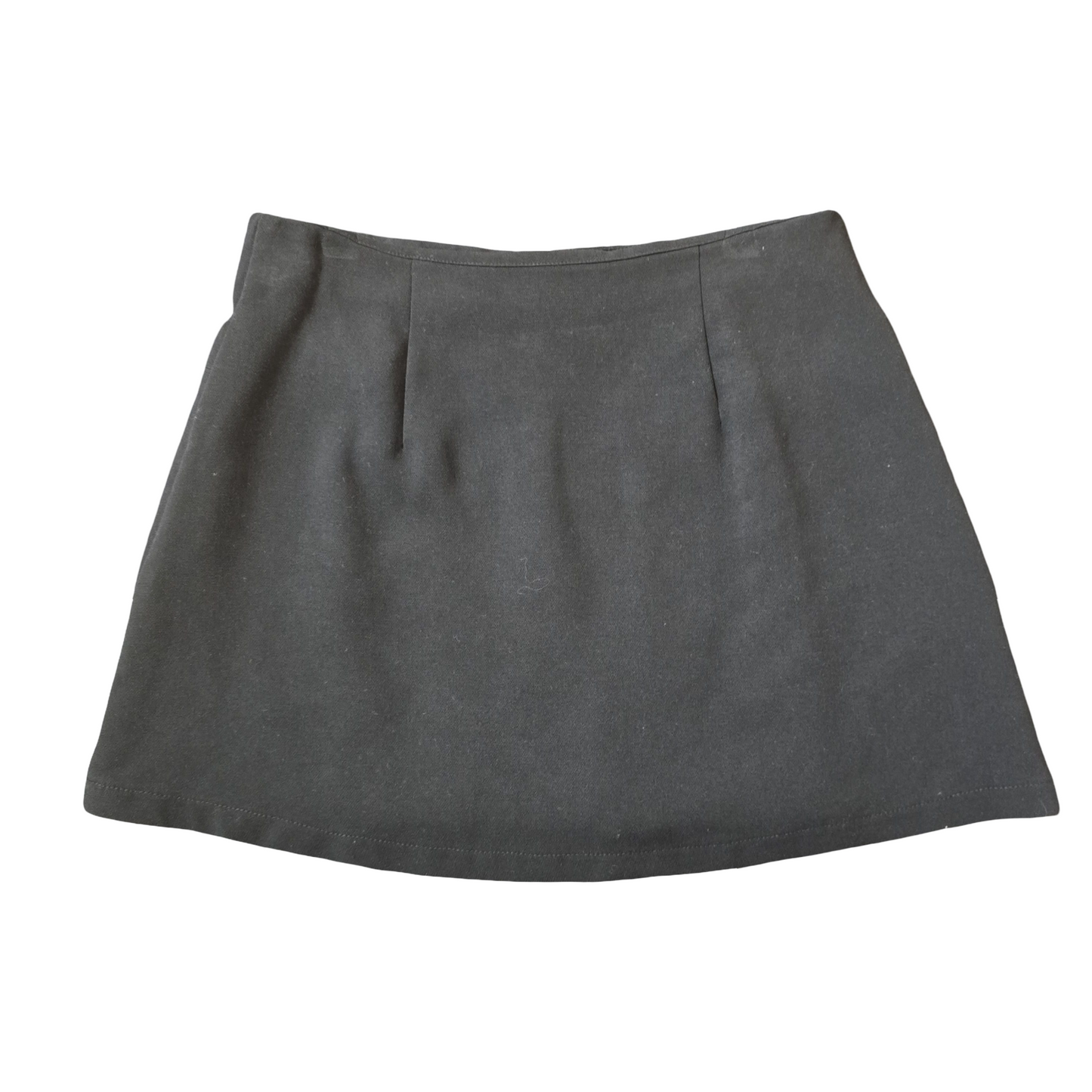 Miss Selfridge Black Mini Skirt – Size 10 – Zip Front & Pockets