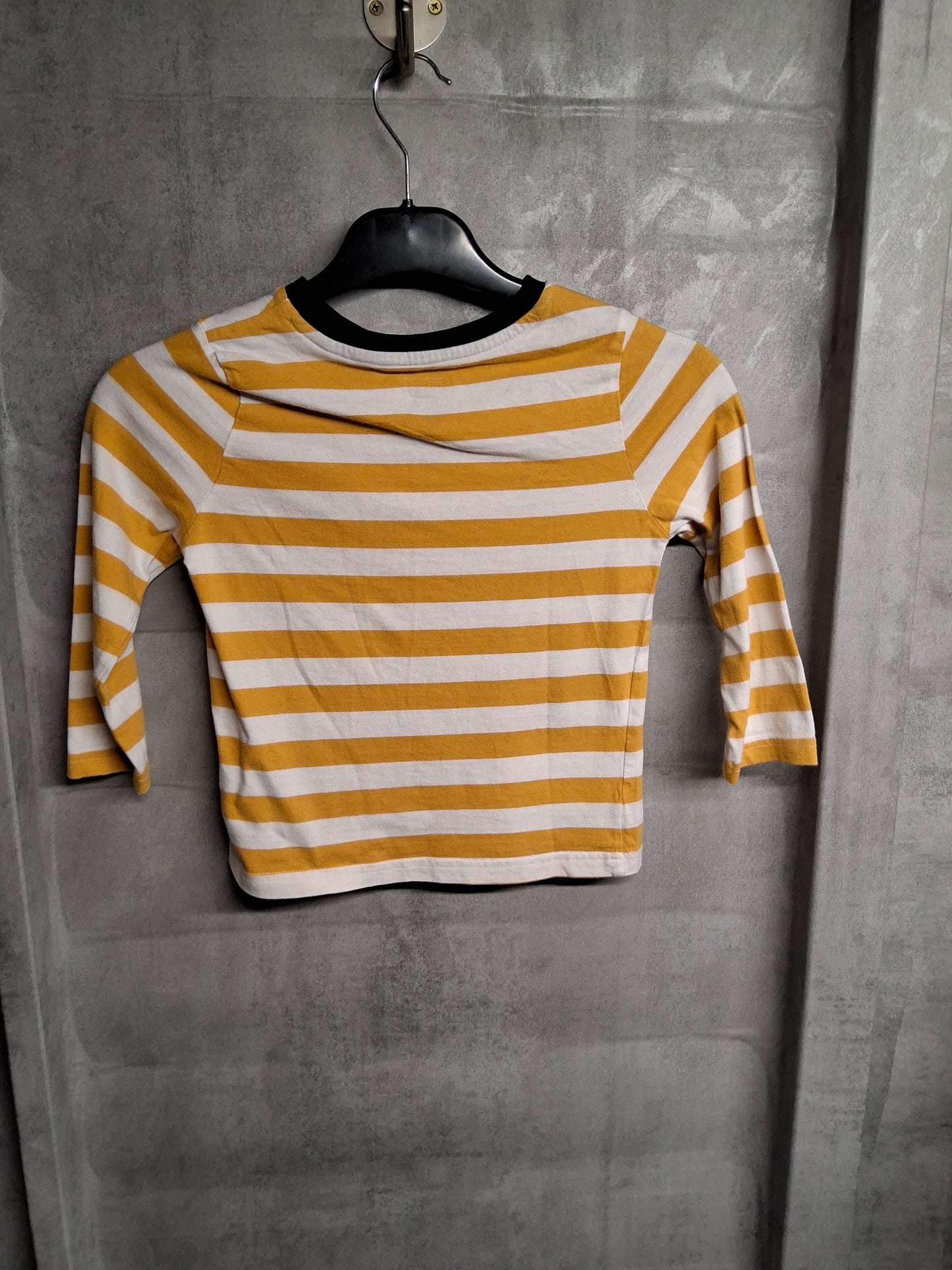 F&F boys yellow & white Long sleeved tshirt 4-5years