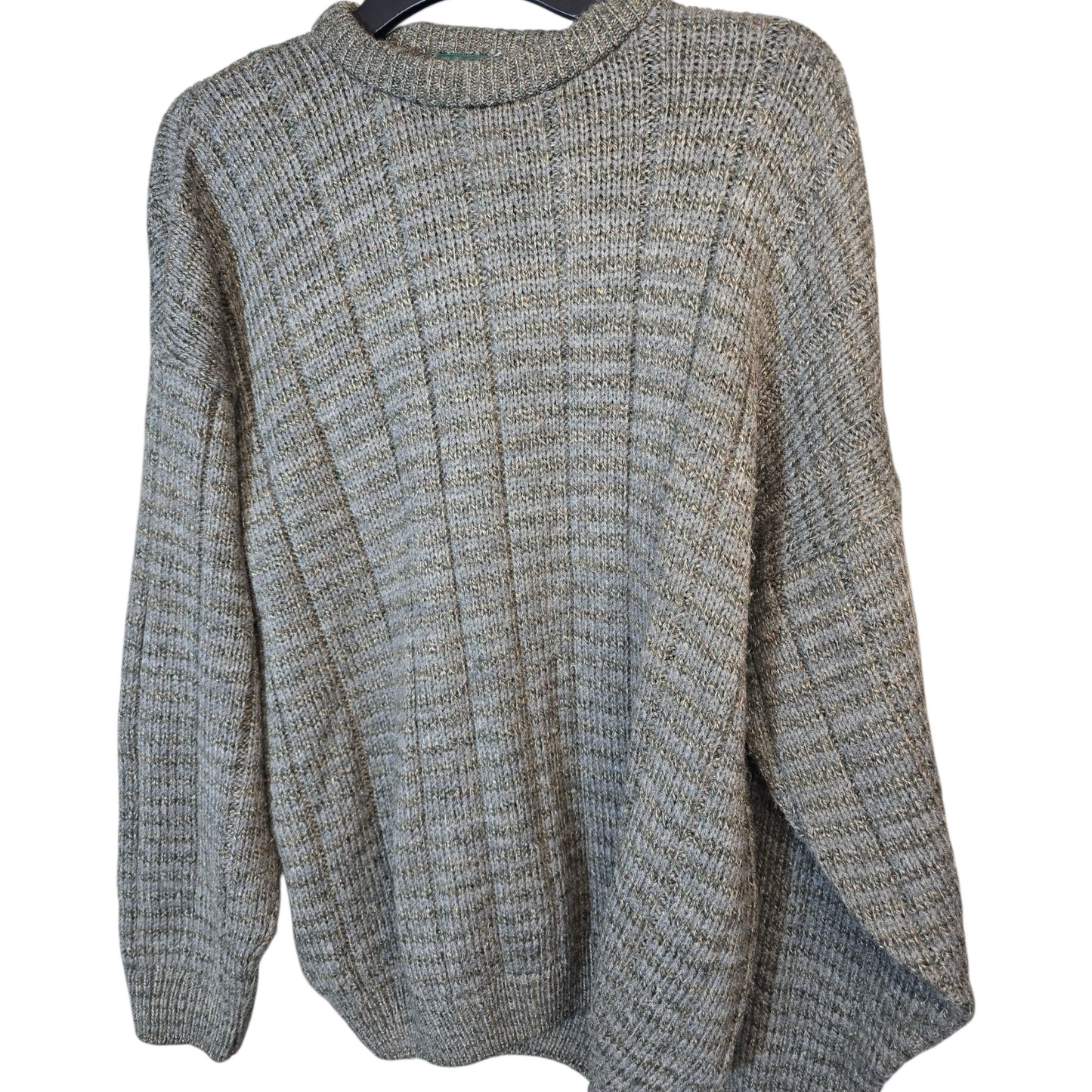 Vintage Peregrine Knitwear Grey Jumper – Men’s – Wool Blend