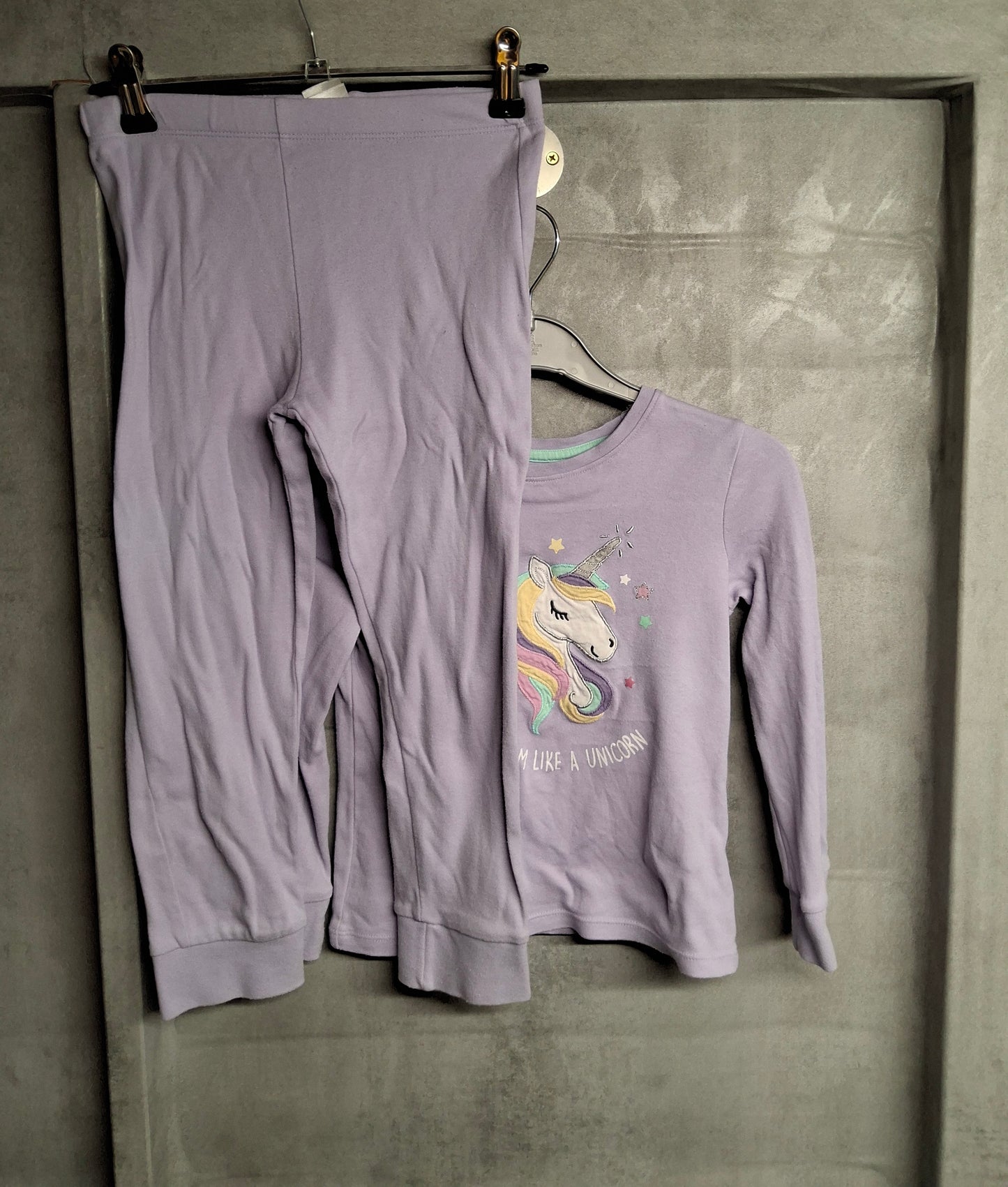F&F Purple Unicorn Pyjamas – Girls 4-5 Years – 100% Cotton