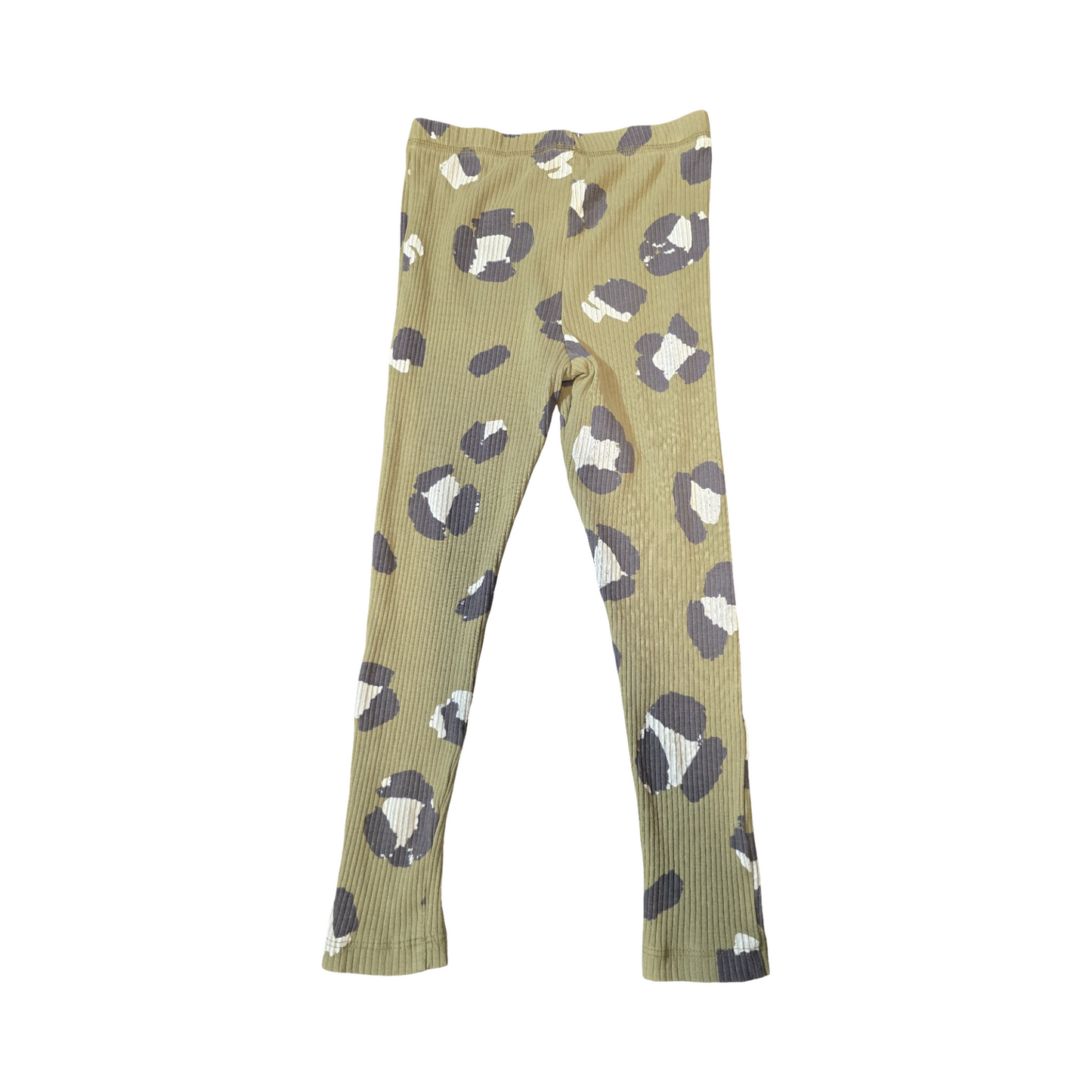 George Girls Green Animal Print Leggings – Age 4-5 Years – Cotton