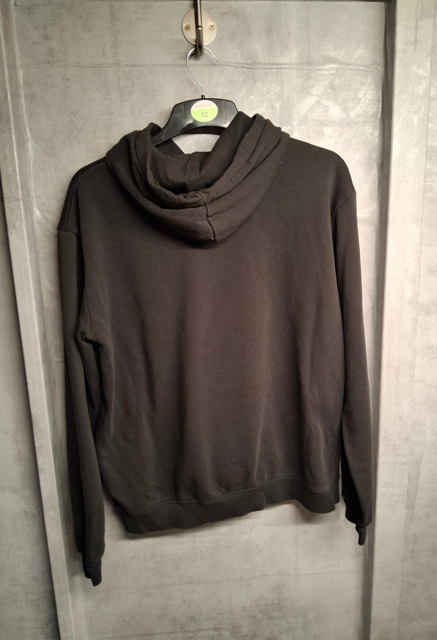 H&M Boys Black Hoodie – Age 14 Years – New York Basketball Print & Front Pocket