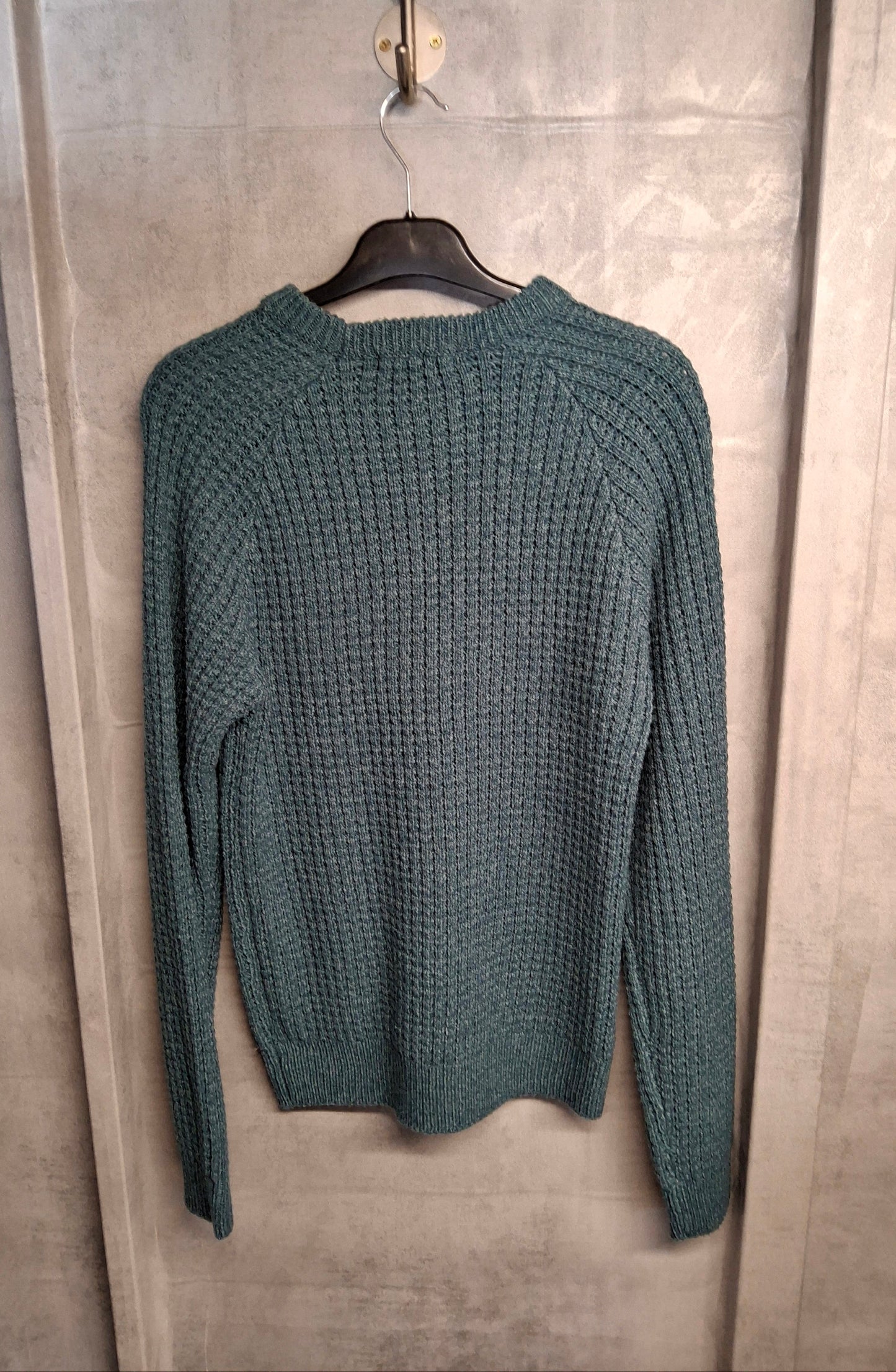 Tu Teal Green Knitted Jumper – Men’s XS – 100% Acrylic