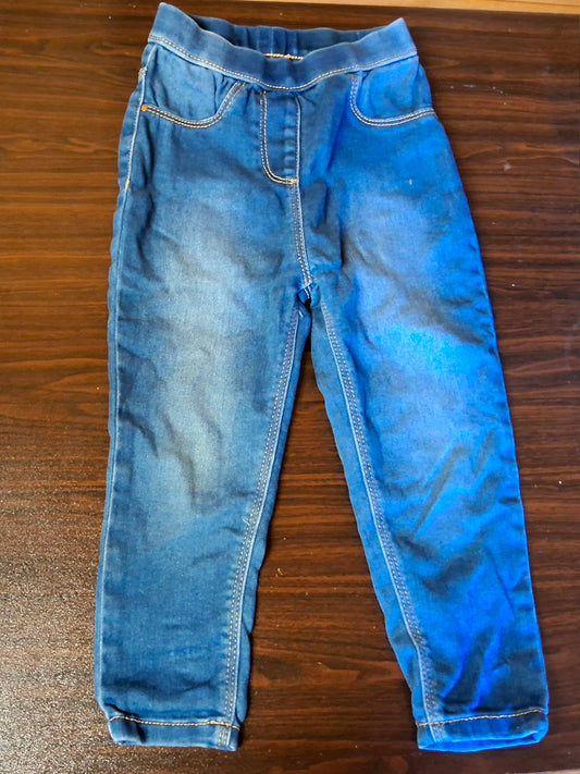 George Denim Skinny Jeans – Girls 2–3 Years – Cotton & Polyester