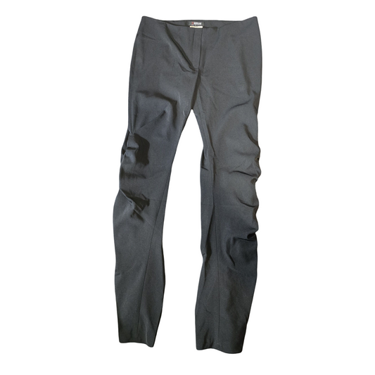 Morgan Y2K Black Bodycon Trousers – High Waist, Zip Detail,