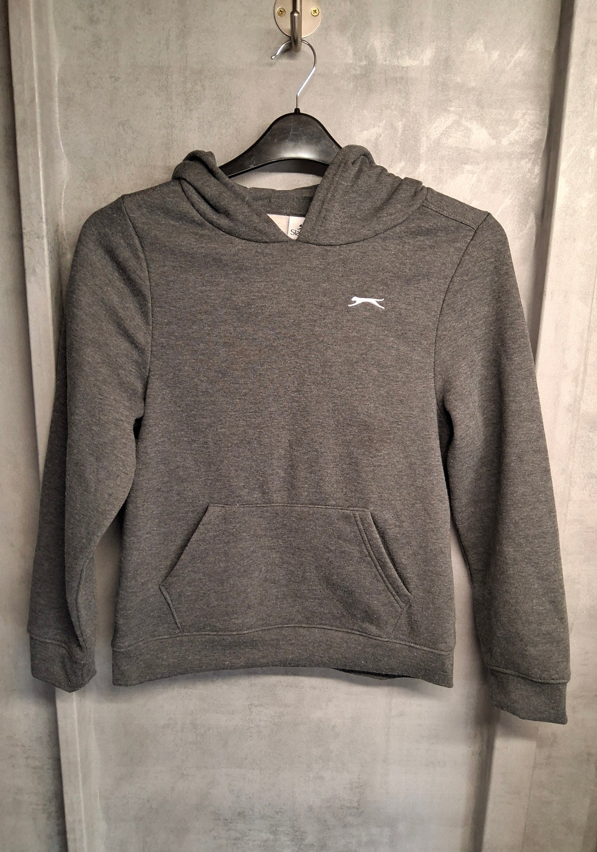 Slazenger Grey Hoodie – Age 13 – Classic Sportswear