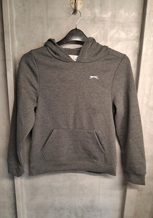 Slazenger Grey Hoodie – Age 13 – Classic Sportswear