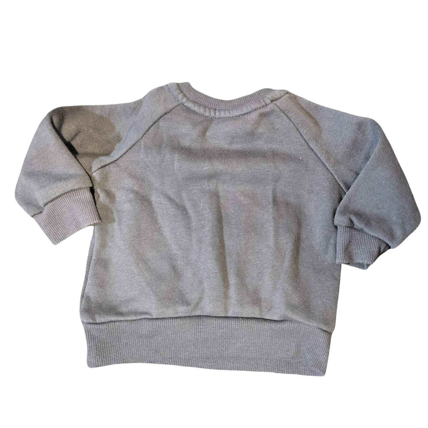 Primark Black & Pink Jumper – Girls 3–6 Months – Cotton & Polyester