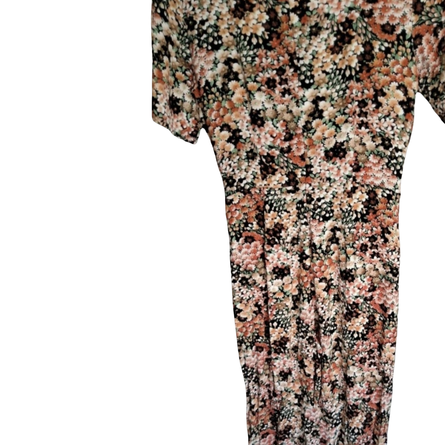 Anthropologie Kachel Floral Jumpsuit – Wide Leg Viscose Boho Style